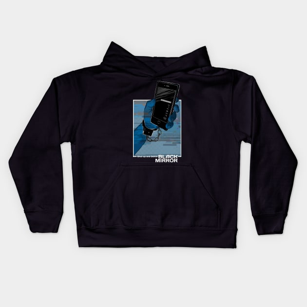 Black Mirror S3E3 Kids Hoodie by edgarascensao